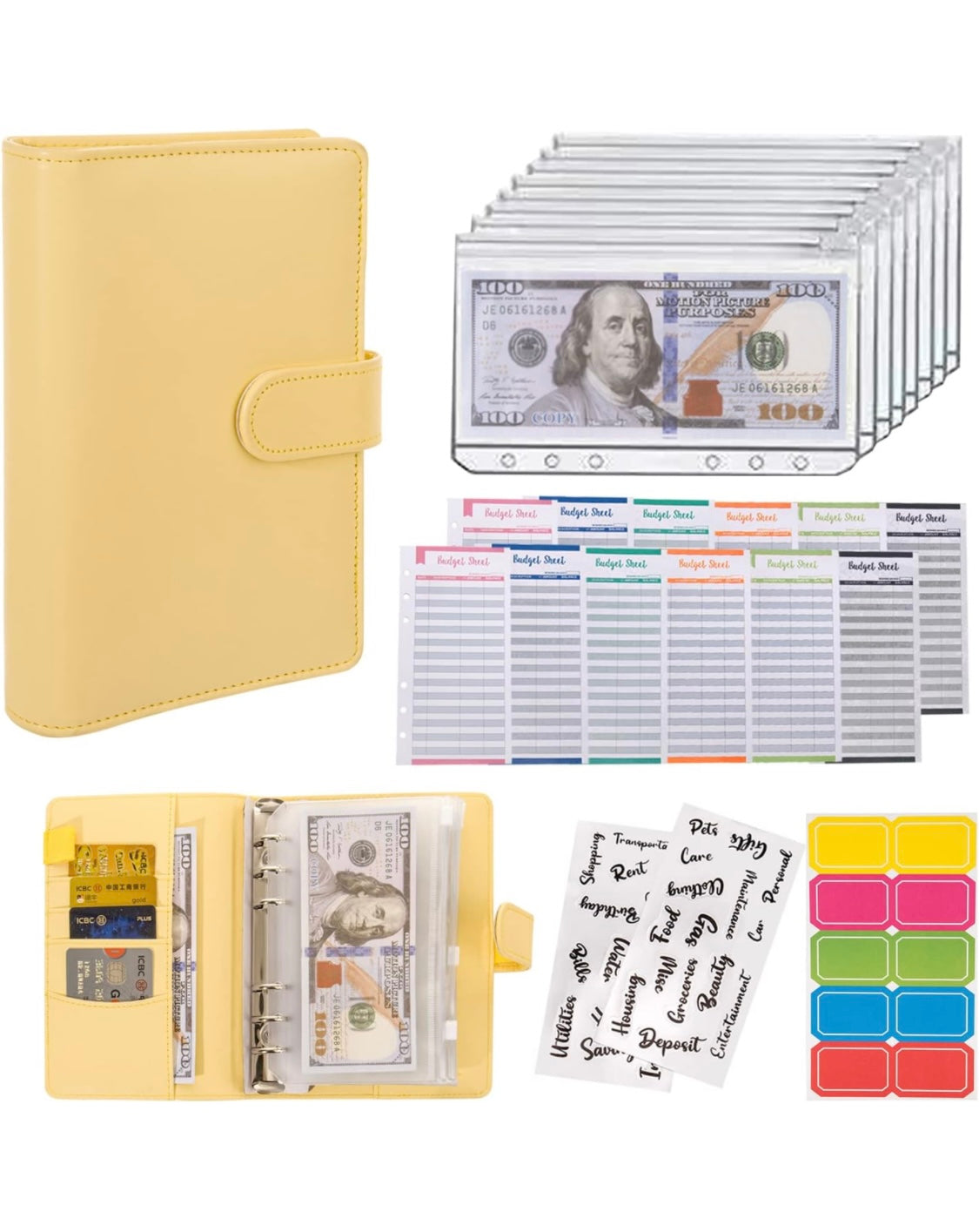 Budget binder starter set | A6 size