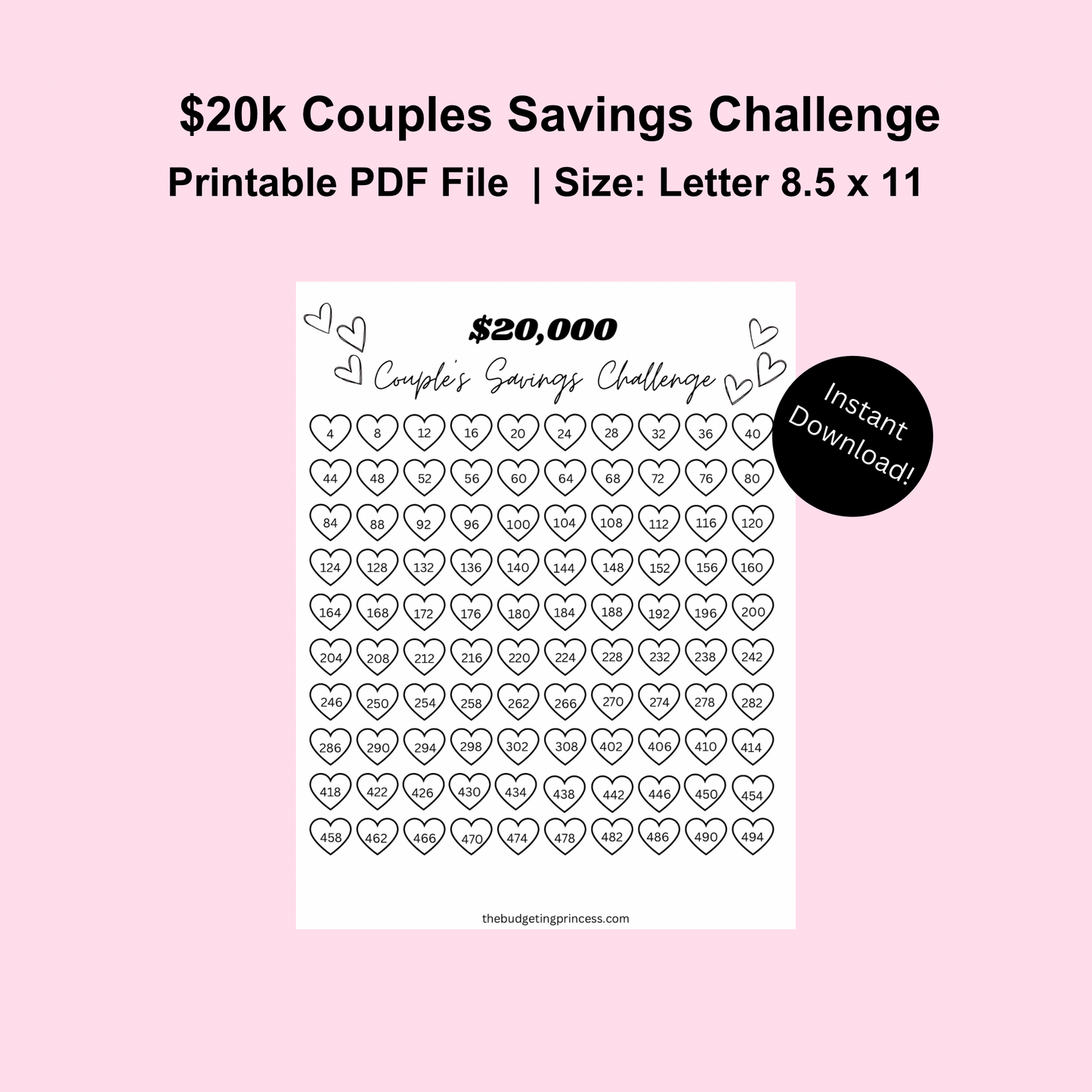 Couples 20k Savings Challenge