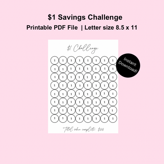 $1 savings challenge