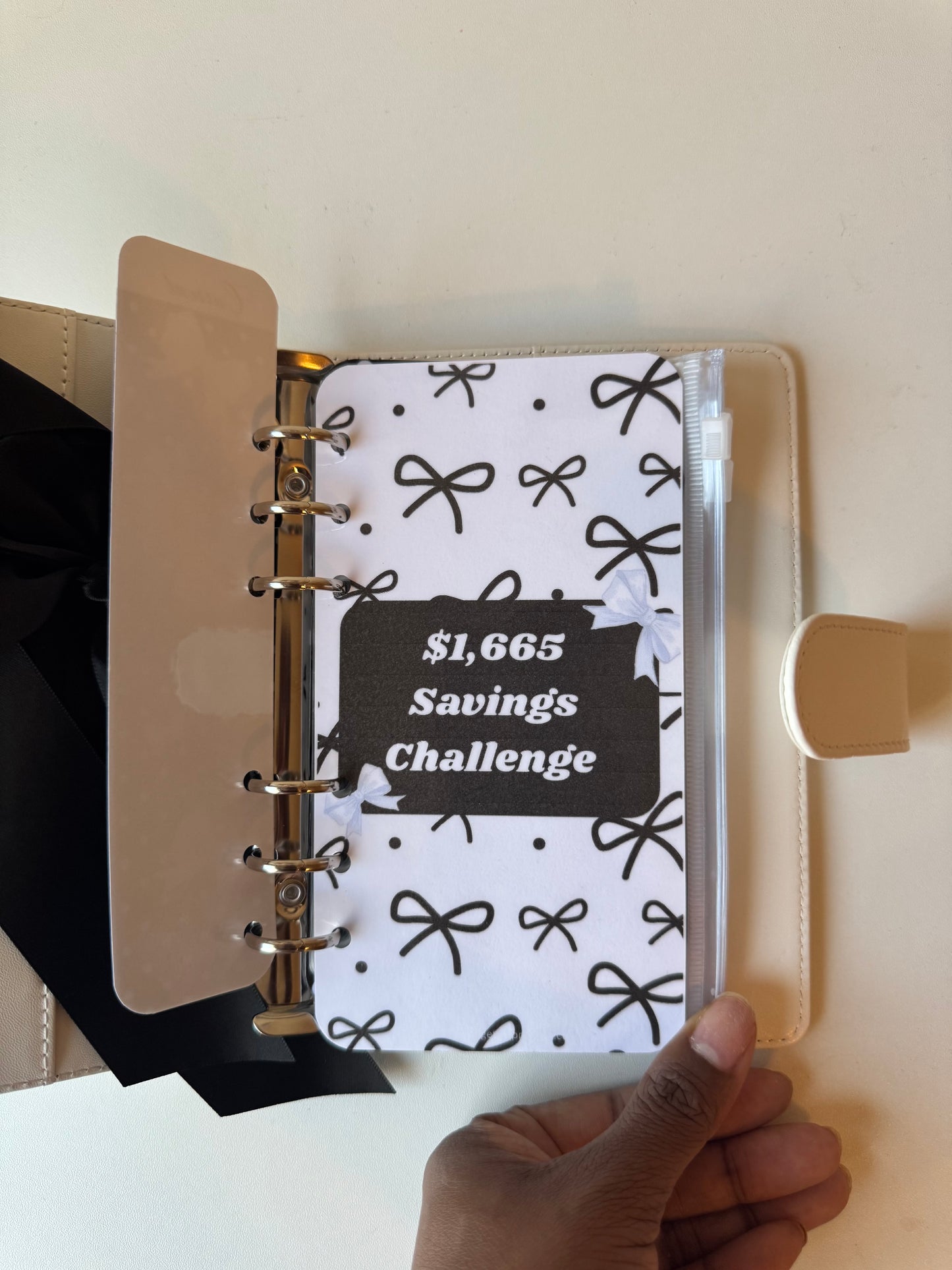 A6 Classy Bow Savings Challenge | Save $1,665