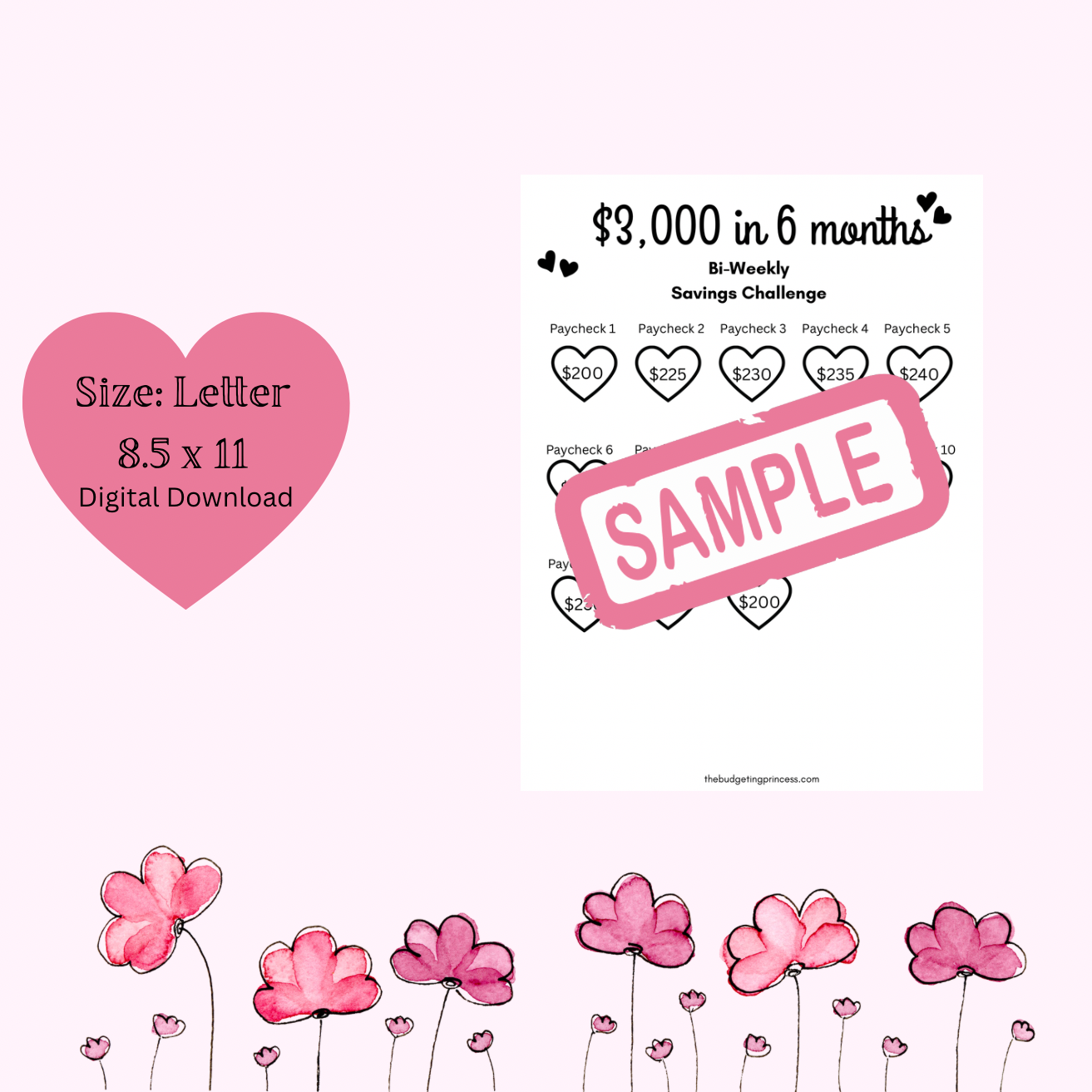 Save $3,000 in 6 months bi-weekly(digital download)