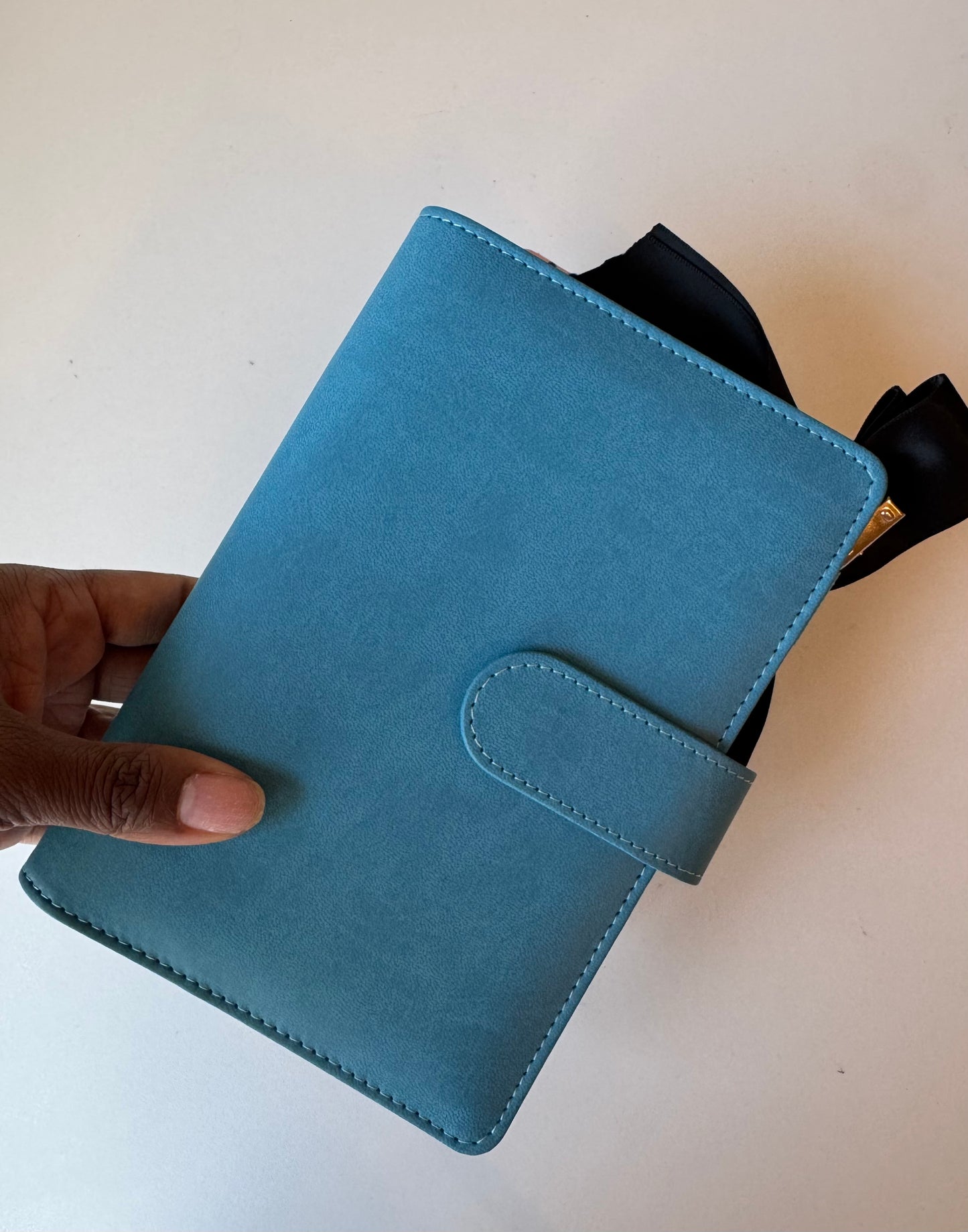 A6 Blue Dreams Savings Challenge binder | Save $1,500