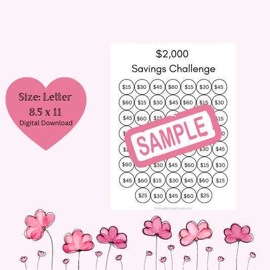 $2,000 savings challenge