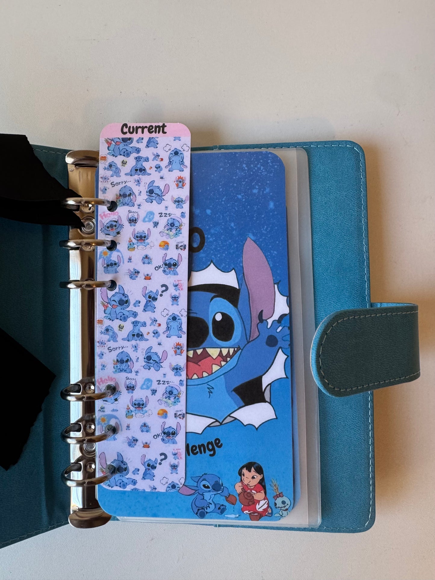 A6 Blue Dreams Savings Challenge binder | Save $1,500