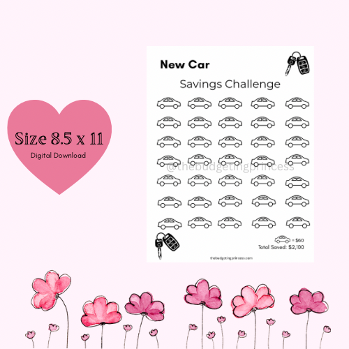 New Car Savings Challenge -Save $2,100