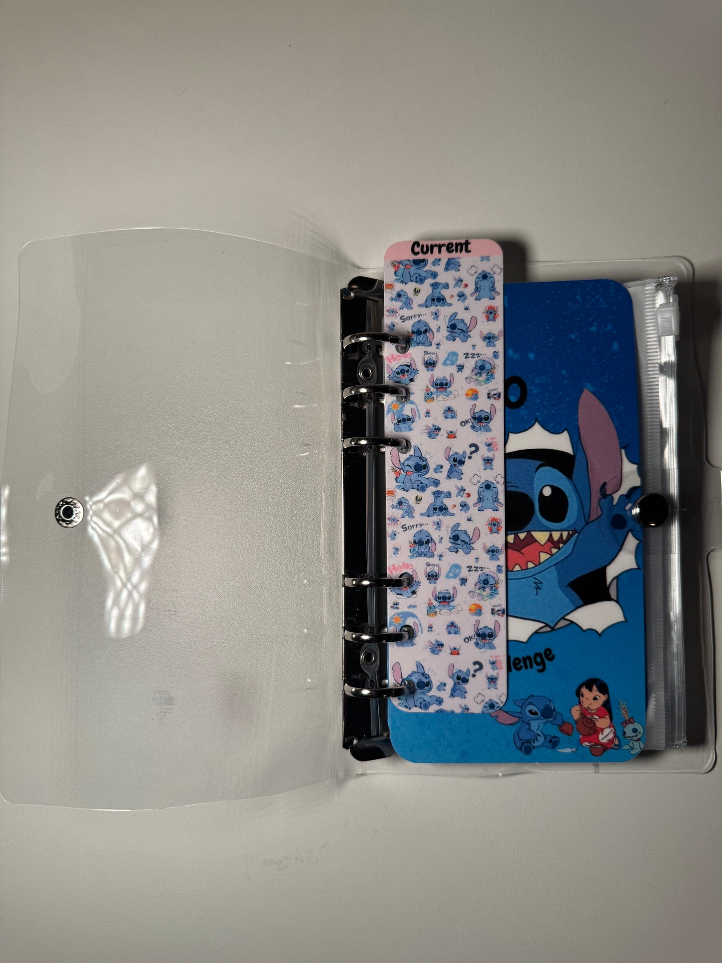 Clear A6 Blue Dreams Saving Challenge Binder | Save $1,500