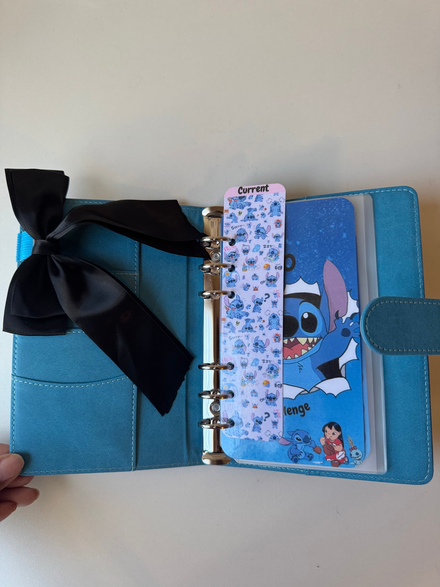 A6 Blue Dreams Savings Challenge binder | Save $1,500