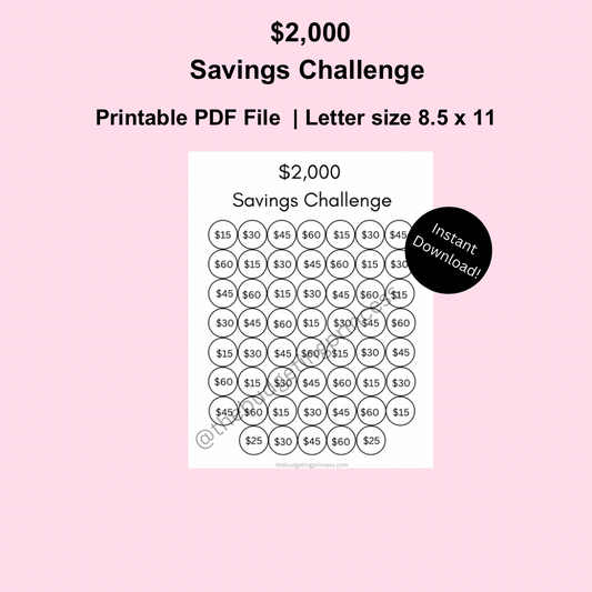 2,000 savings challenge