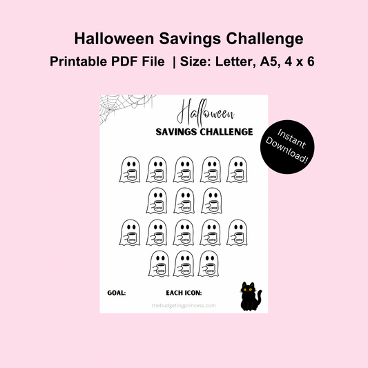 Halloween Savings Challenge