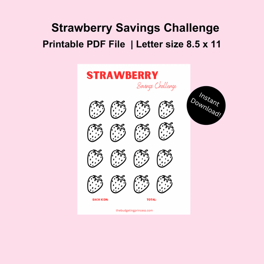 Strawberry savings challenge