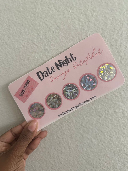 $100 Date Night Scratch Off Challenge | A6 size