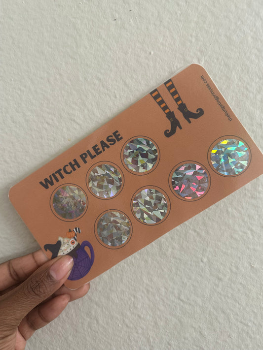 $100 Witch Please Scratch Off Savings Challenge | A6 size