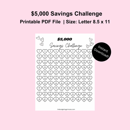 $5,000 Savings Challenge